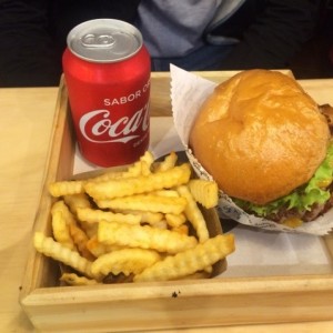 Hamburguesa doble de queso