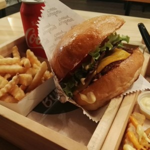 Bacon cheese burger