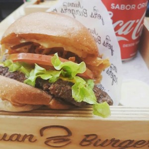 Crispy onion burger