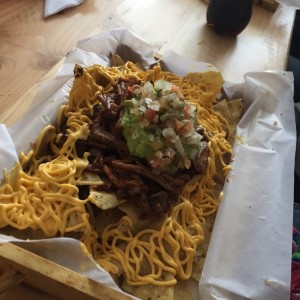 nachos de carne