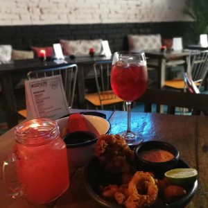 canasta de calamares