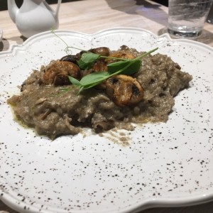 risoto de hongos