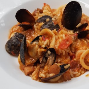 Rissoto de frutos del mar