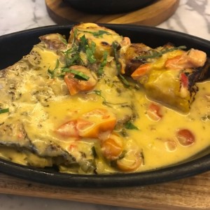 Encocado de merluza