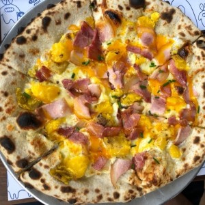 Pizza de desayuno
