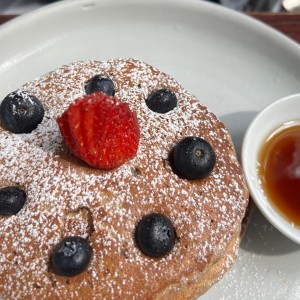 Pancakes con blueberries 