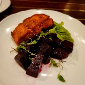 salmon con remolacha