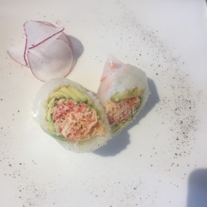 Rollos de cangrejo