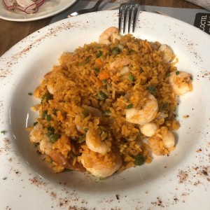 arriz con camarones