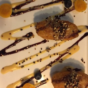 Crocantes de arroz con leche