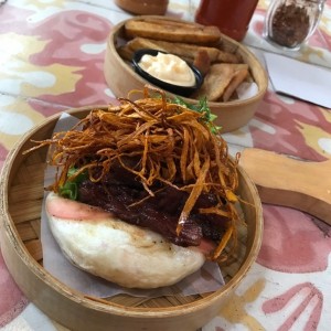 bun de res y papas