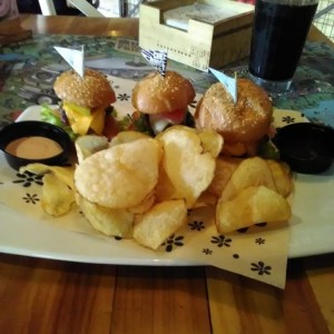 mini burgers
