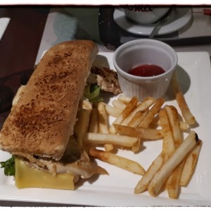 sandwich de pollo