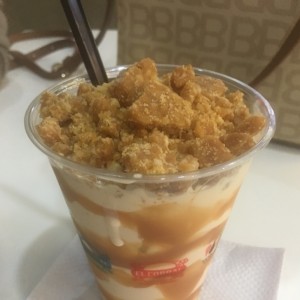 Malteada de macadamia.
