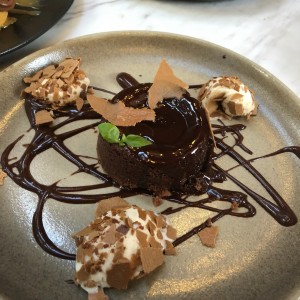 fondant de chocolate