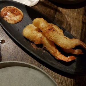 Langostinos Tempura 