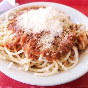 pasta con salsa carbonara