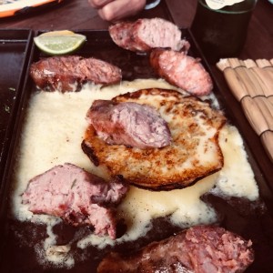Chorizo en queso Provolone