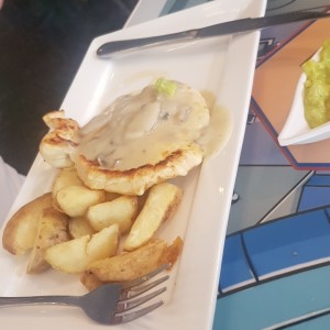 pechuga con hongos
