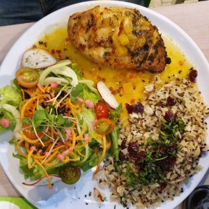 Pollo con chutney