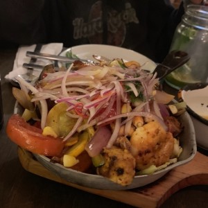 Parrilada en leche de Tigre