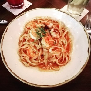 Fetuccini de langostinos