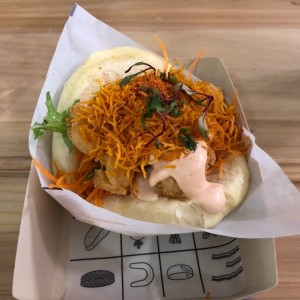 Bao de camarones
