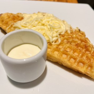 Waffle de chocolo