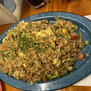 Chaufa vegetariana