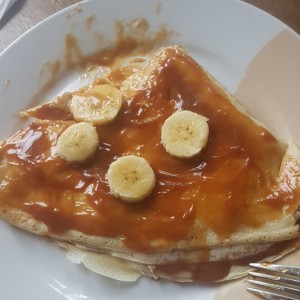 crepa de arequipe con banano