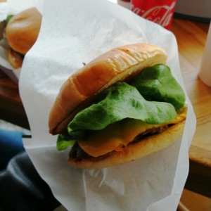 Hamburguesa sencilla con Queso