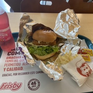 Hamburguesa Bio Vegetal en combo 