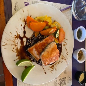 Salmon en salsa Teriyaki