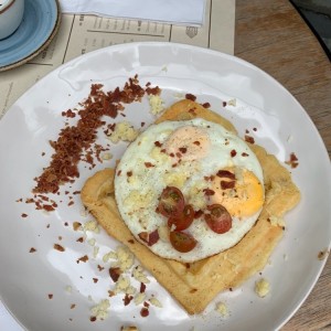 wafle de pan de yuca 