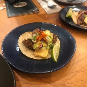 Taco de Lomo y queso