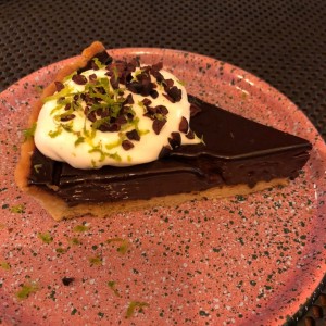 Pie de chocolate