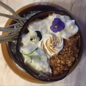 Postre de coco