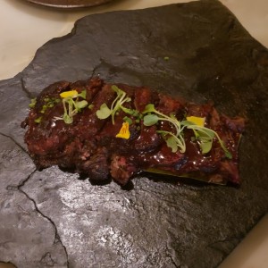 Grilled and Smoked Short Rib (Asado de Tira ahumado por 12 horas)