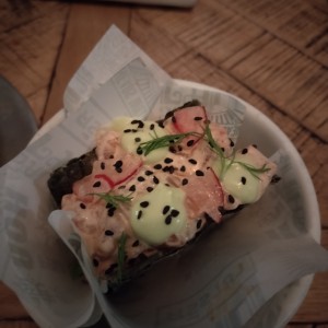 Tacos de tratare de salmon
