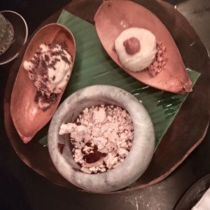 Trío de postres