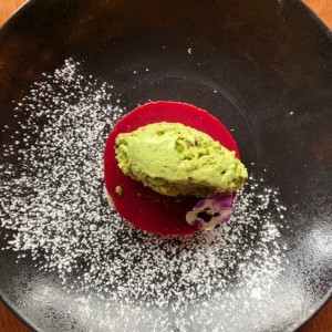 Postre pistacho