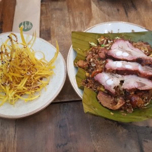 Anoz Chaufa al Wok y Chancho a la Leña 