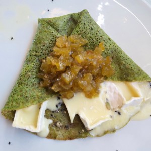 Crepe con quesp brie