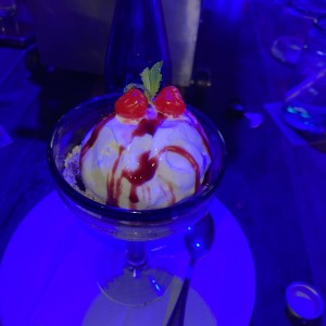 Helado de vainilla