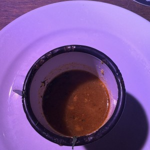 Caldo de res de entrada