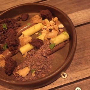 Postre de chocolate