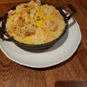 pasta con langostinos