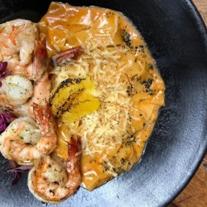 Pasta langostinos