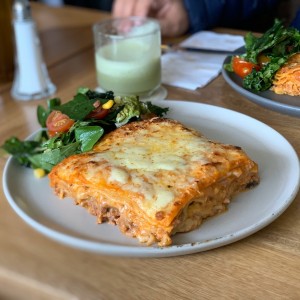 lasagna plato del dia