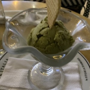 Helado de pistaccio